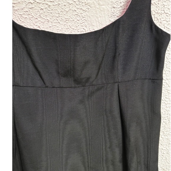 vintage milly of new york black mini dress with pockets and pink satin lining - Picture 4 of 8